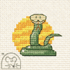 Mouseloft Stitchlet 'At the Zoo' - Snake