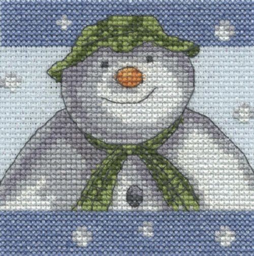 BL1179/64 - The Snowman Snowflakes Cross Stitch Kit