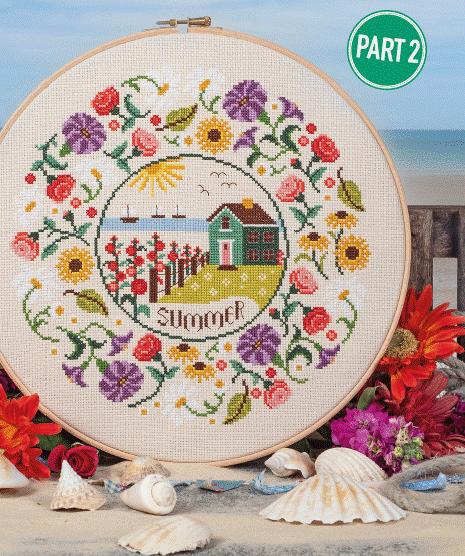 Cross Stitcher Project Pack - Issue 409 - Summer Love with Hoop