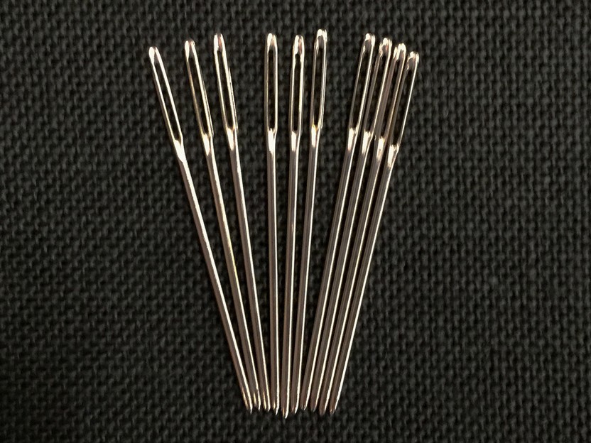Nickel Plated Tapestry Needles - Size 22 (Pack of 10)