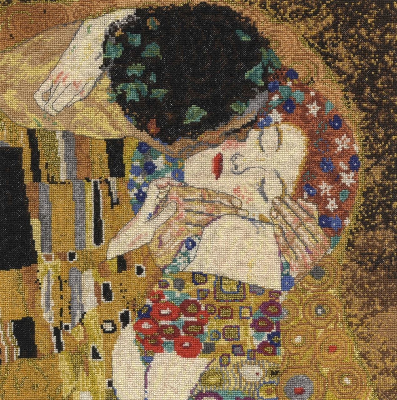 BK1811 - This Kiss by Gustav Klimt Cross Stitch Kit