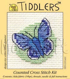 Mouseloft Butterfly Cross Stitch Kit - 003-L01sml