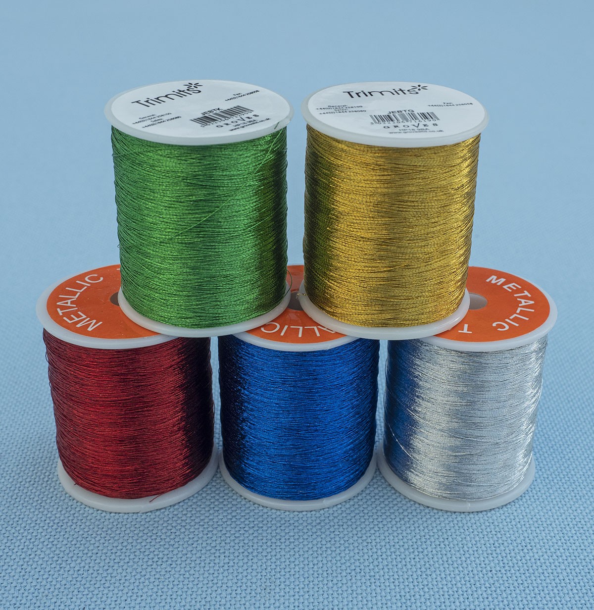 Trimits Metallic Thread - Pack of 3