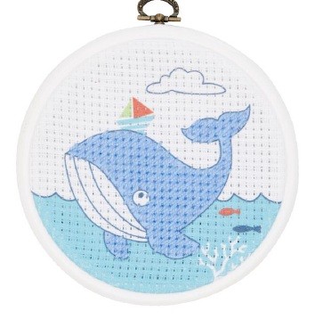 DMC Stitch It Jr!  The Whale BK1840