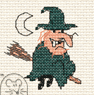 Mouseloft Funsize Cross Stitch Kit - Witch 00M-005mmh