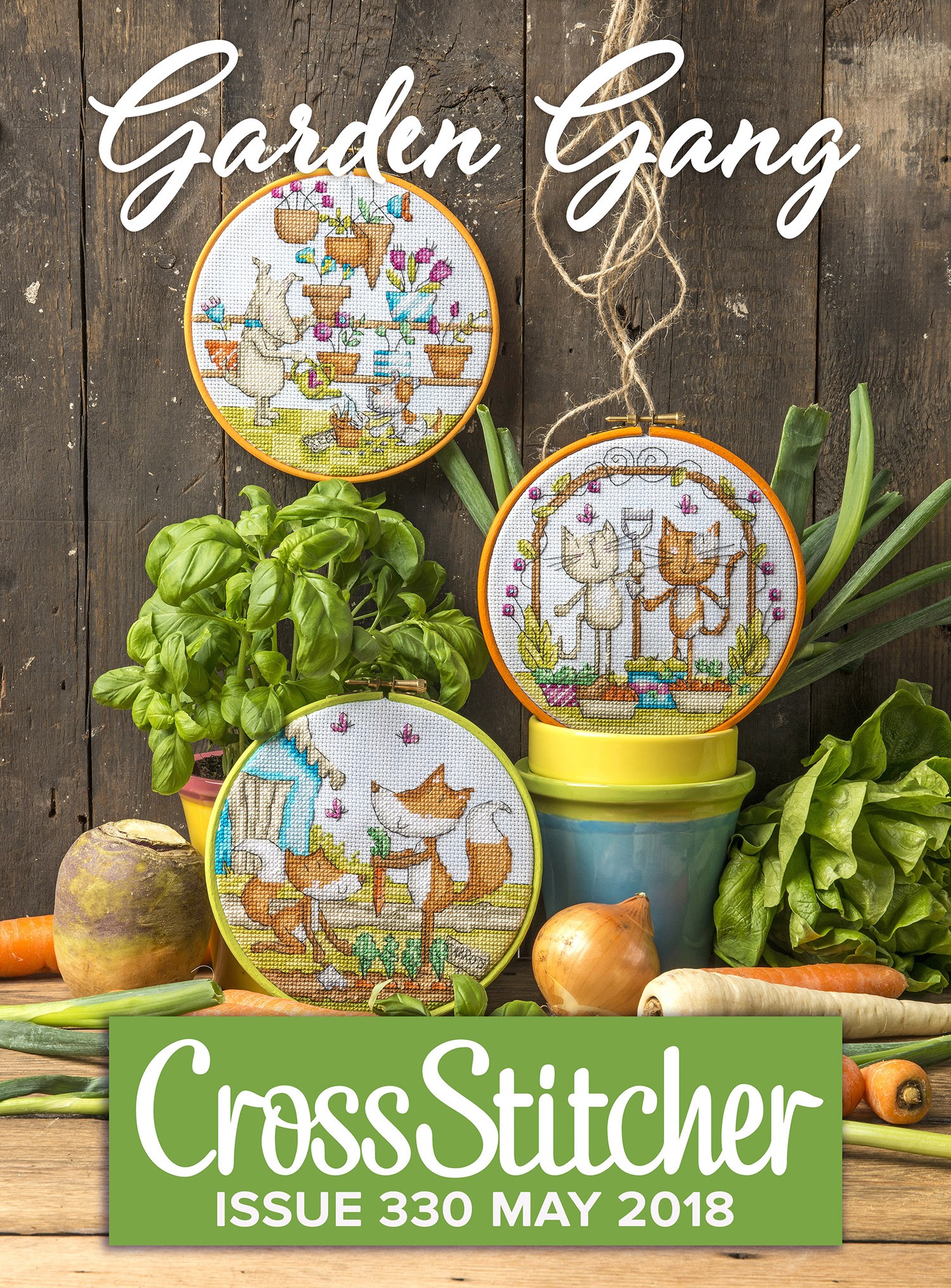 Cross Stitcher Project Pack - Garden Gang Issue 330