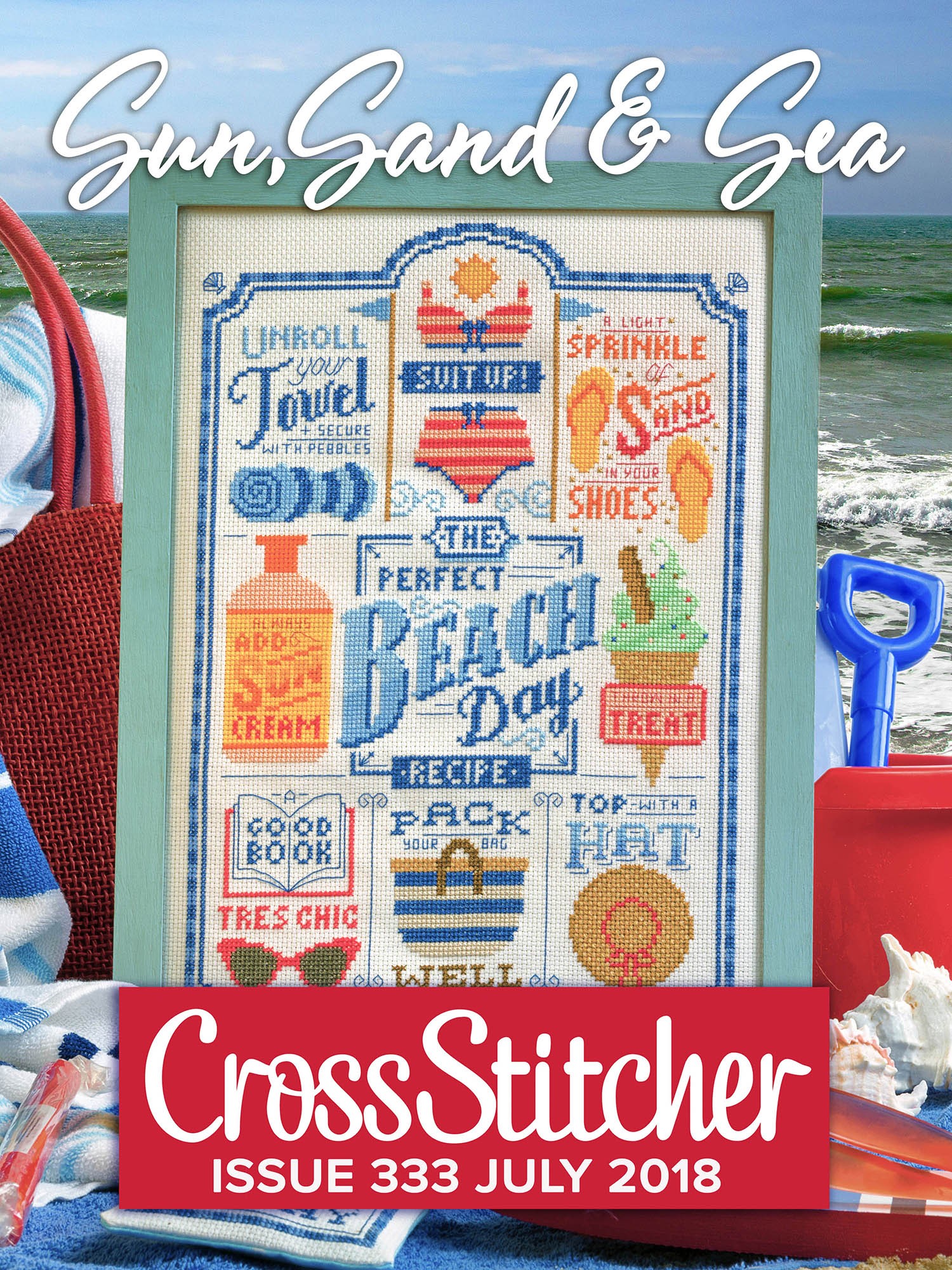 Cross Stitcher Project Pack - Sun, Sand & Sea