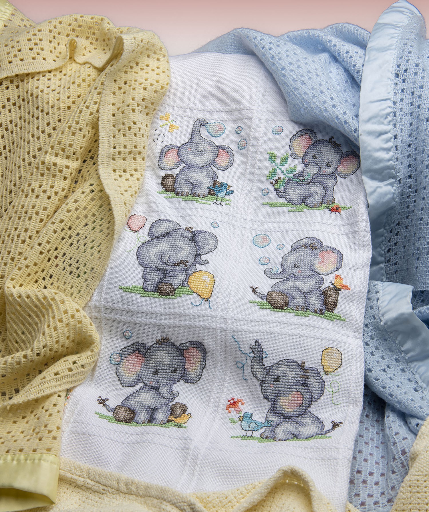 Cross Stitcher Project Pack - issue 380 - Elephant Adventures - Fabric Only