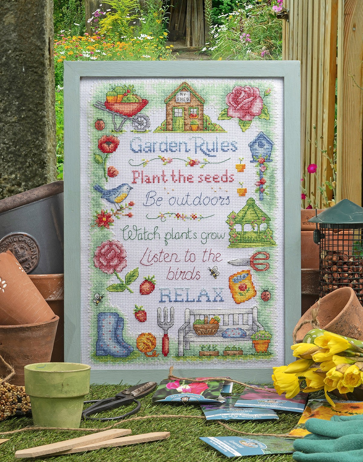 Cross Stitcher Project Pack - issue 383 - Sow the Seeds