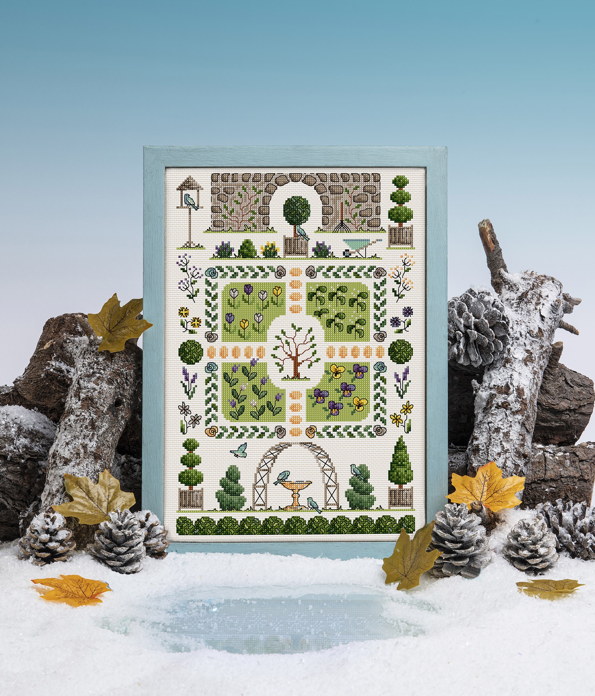 Cross Stitcher Project Pack - Issue 404 - Knot Garden
