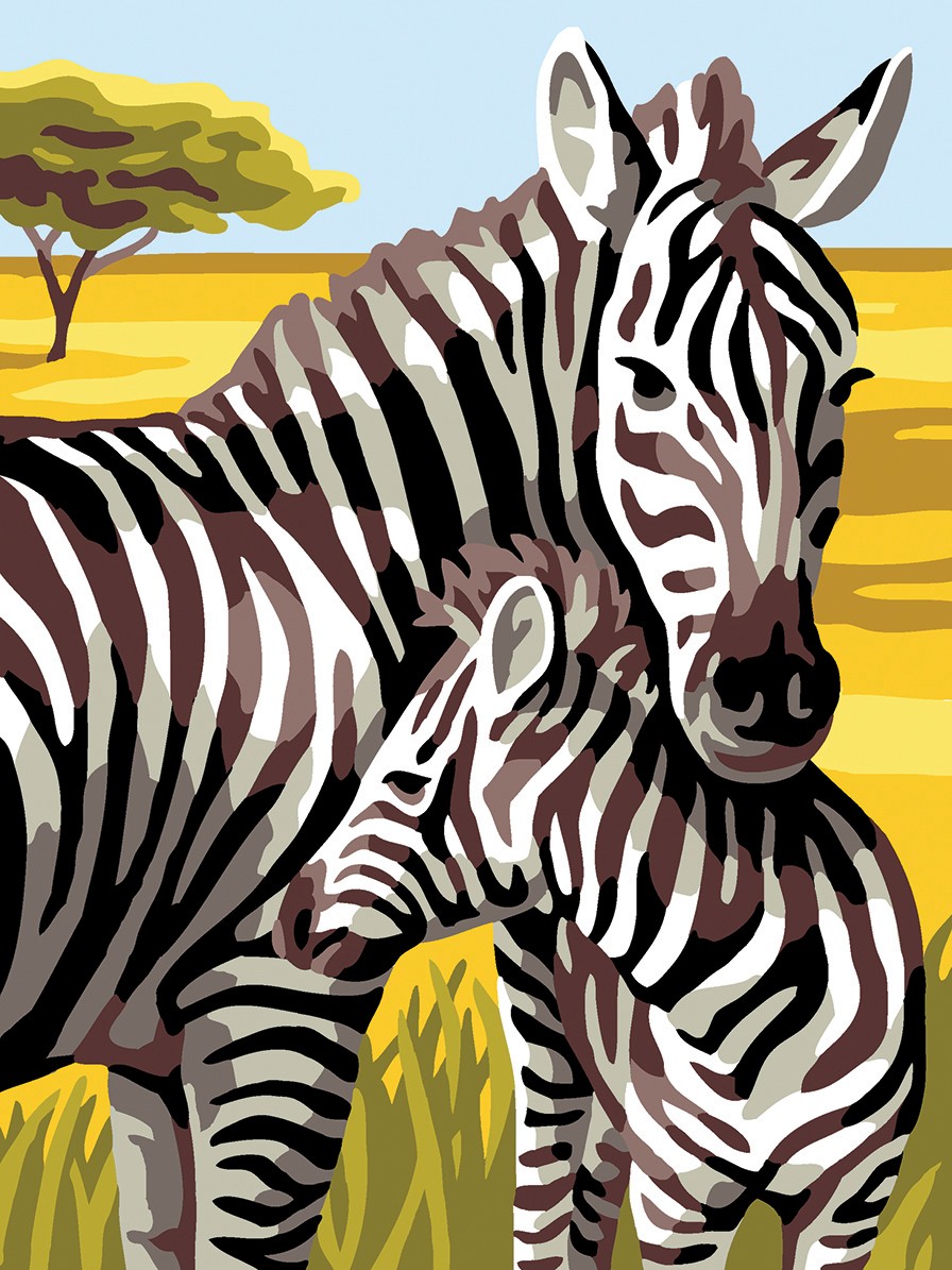 Canvas: Royal Paris: Zebra