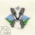 Mouseloft Bartholomew Badger Cross Stitch Kit - 00F-004itw