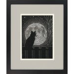 Counted Cross Stitch Kit: Black Moon Cat