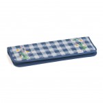 Knitting Pin Case: Wild Summer Floral Plaid