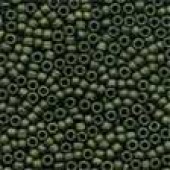 Antique Glass Beads 03014 - Matte Olive
