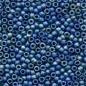 Antique Glass Beads 03046 - Matte Cadet Blue