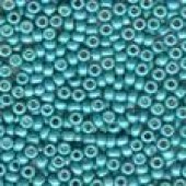 Antique Glass Beads 03507 - Satin Turquoise