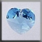 Crystal Treasures 13038 - Small Heart Aquamarine