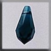 Crystal Treasures 13053 - Small Tear Drop Emerald