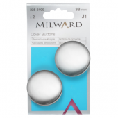 Self Cover Button Blanks - 38mm (Pack)