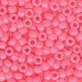 Frosted Glass Beads 62005 - Frosted Dusty Rose