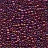 Frosted Glass Beads 62012 - Frosted Royal Plum