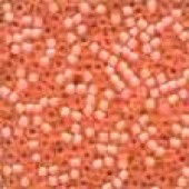 Frosted Glass Beads 62036 - Frosted Pink Coral