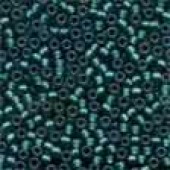 Frosted Glass Beads 65270 - Frosted Bottle Green