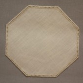 19cm Octagon Crochet Doilies - Cream 19cm / 7in