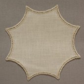 20cm Rosette Crochet Doilies - Cream 20cm / 7.5in