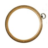 5 x 7 Inch Woodgrain Effect Oval Flexi Hoop