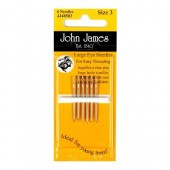 John James Large Eye Needles - Size 5