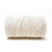 Baker's Twine White With Gold Sparkle 100m Roll