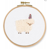 DMC For You! Sheep Printed Embroidery Kit - TB124 - 25% off RRP