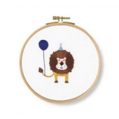 DMC Grr! Lion Printed Embroidery Kit - TB123 - 25% off RRP