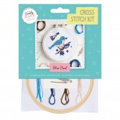 Simply Make Cross Stitch Kit - Blue Bird