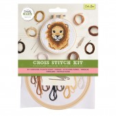  Simply Make Cross Stitch Kit - Cute Lion