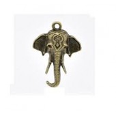 Elephant Bronze Tone Charms - 3 Pack