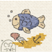 Mouseloft Fish Cross Stitch Kit - 00B-004bts