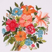Trimits  - Cross Stitch Kit - Floral Bouquet