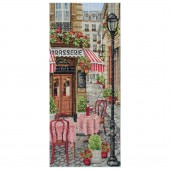 French City Scene Counted Cross Stitch Kit