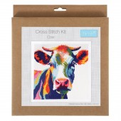 Trimits  - Cross Stitch Kit - Colourful Cow