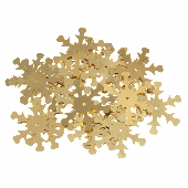 Snowflake Sequins Gold