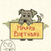 Mouseloft Happy Birthday Dog 014-445stl