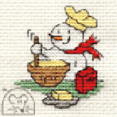 Mouseloft Christmas Baking Cross Stitch Kit With Card And Envelope - K33stl