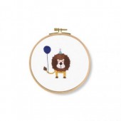 DMC Grr! Lion Printed Embroidery Kit - TB123