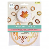 Simply Make Cross Stitch Kit - Maple Leaf