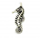 Silver Colour Seahorse Charms - 3 Pack