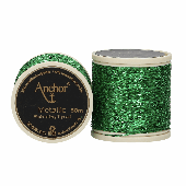 Anchor Metallic Thread - 322 - Green