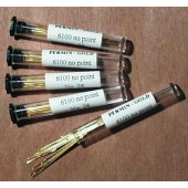 Permin  Tube of 20 x Size 22 Gold Plated Tapestry Needles